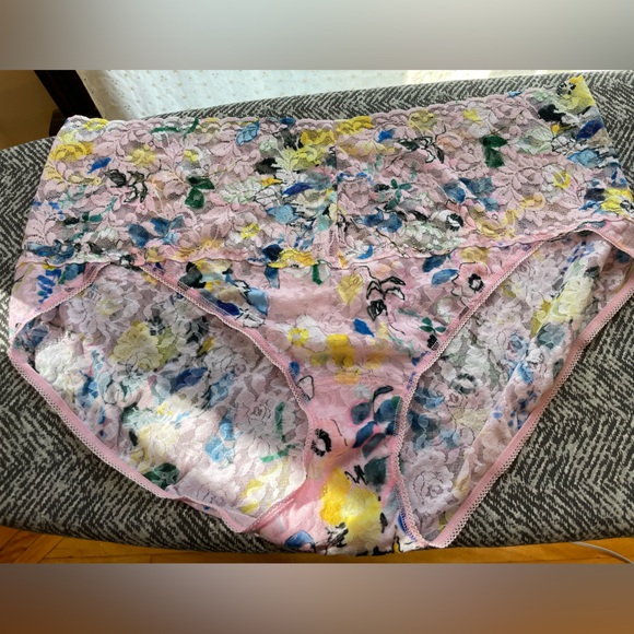 NWT Hanky Panky Plus Size Printed Retro Lace V-Kini 2X - Picture 2 of 5